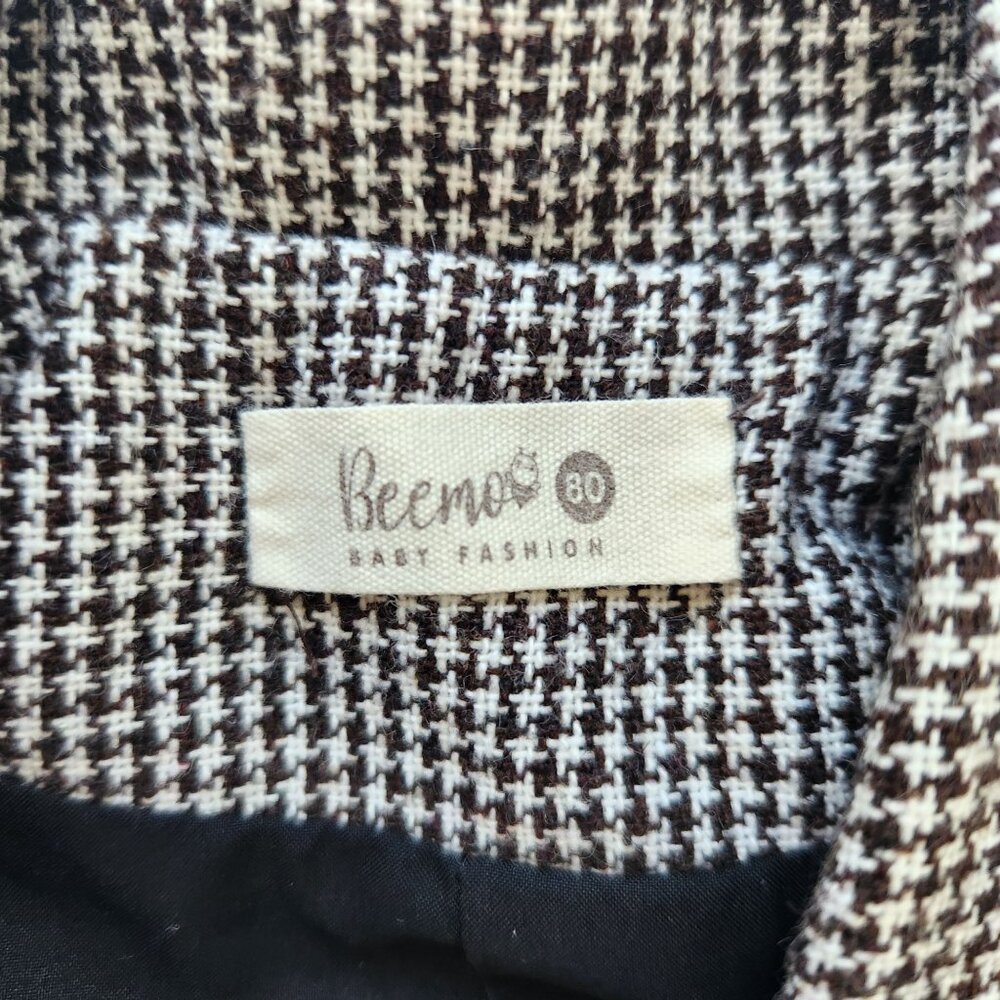 Beemo Baby Fashion Toddler Houndstooth Blazer & Pant Suit Set Party Event Easter - Picture 6 of 12